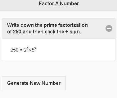 Factor Numbers Mobile